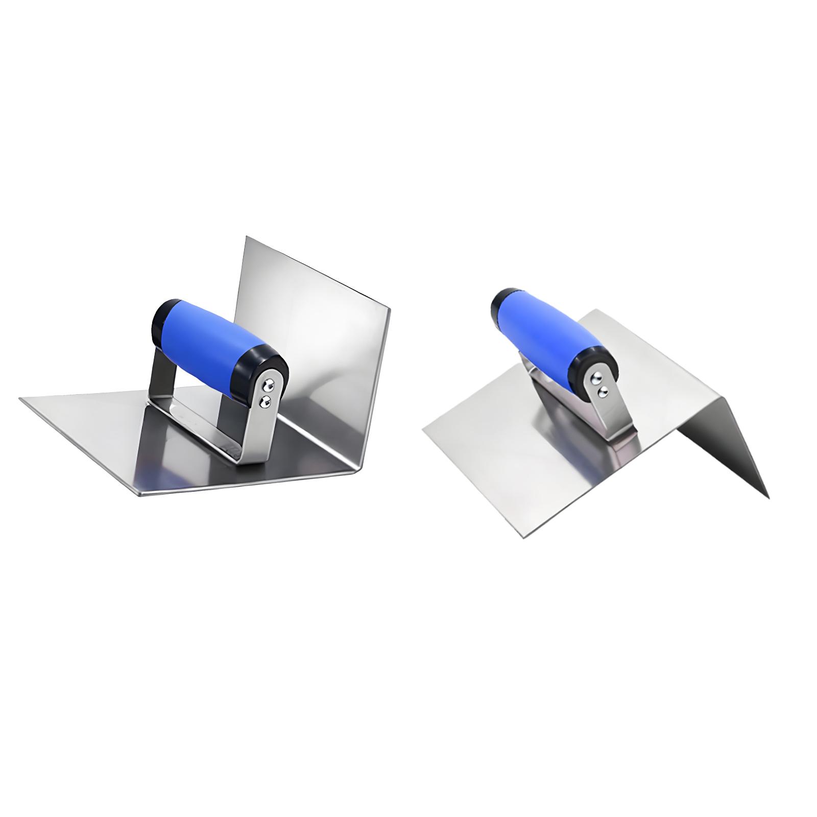 

Corner Trowel Bricklaying Comfortable Grip Concrete Tool Finishing Drywall Corner Tool for Stair Edges Angle Construction Inside corner