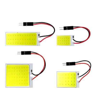 Car Interior White Dome Dome Reading Lamp Reading Lights LED COB Signal Bulbs License Plate Lamp