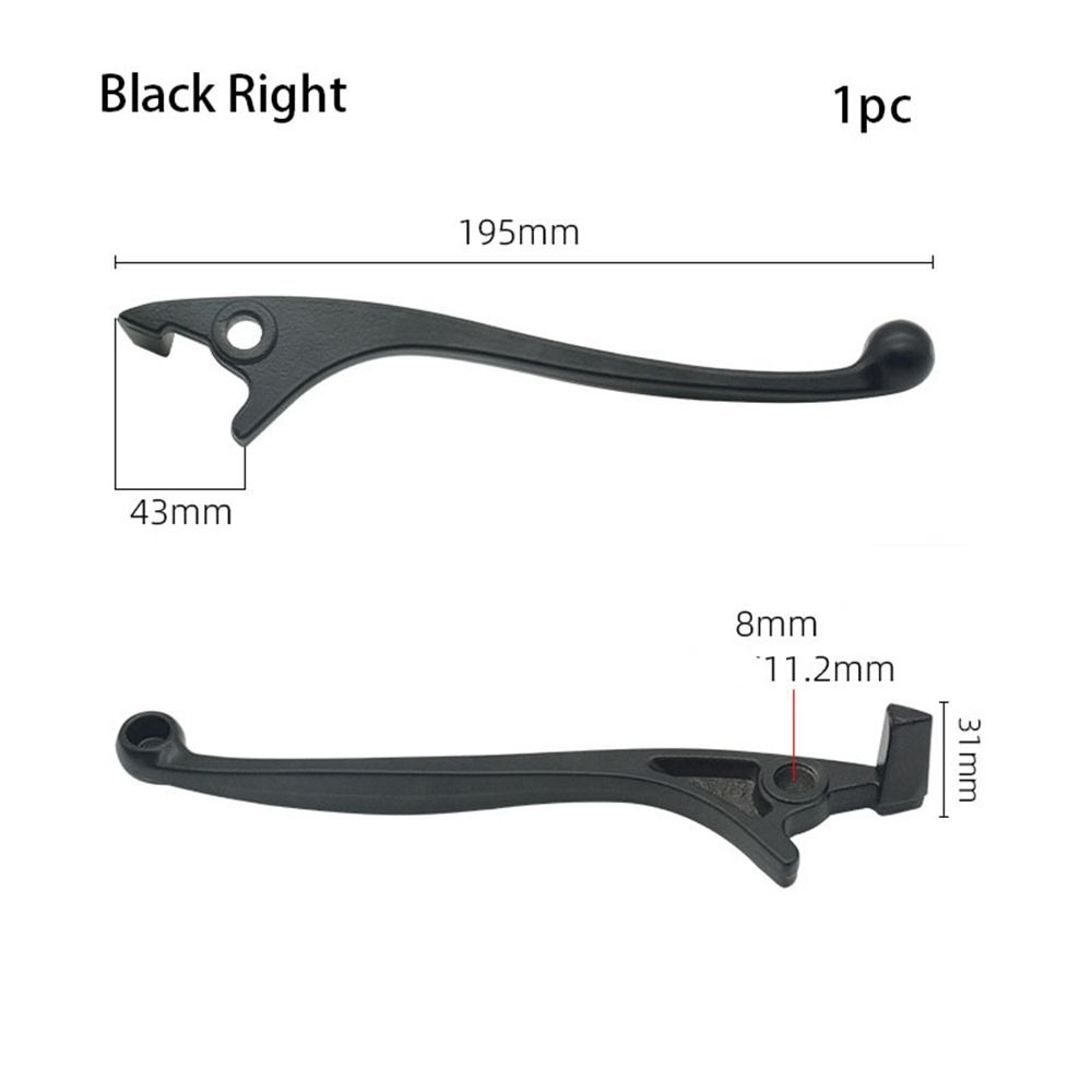 Left and Right Handle Brake Lever 195mm Accessories Disc Brake Lever  Motorcycle Accessories