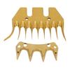 Sheep Shears Replacement Blades Gold Color 9 Curved Tooth High Carbon Steel Livestock Shearing