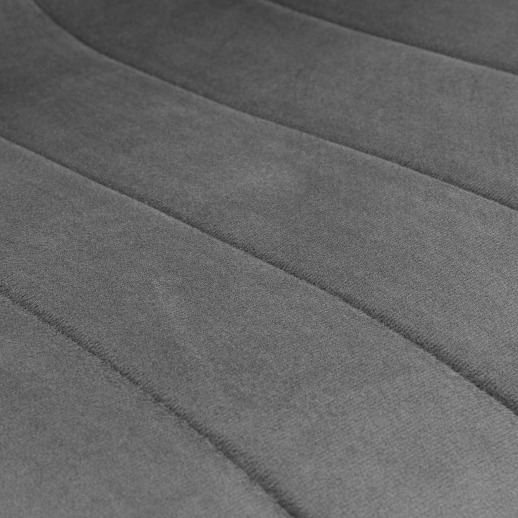 FRESNO VELVET chair upholstered in graphite velvet