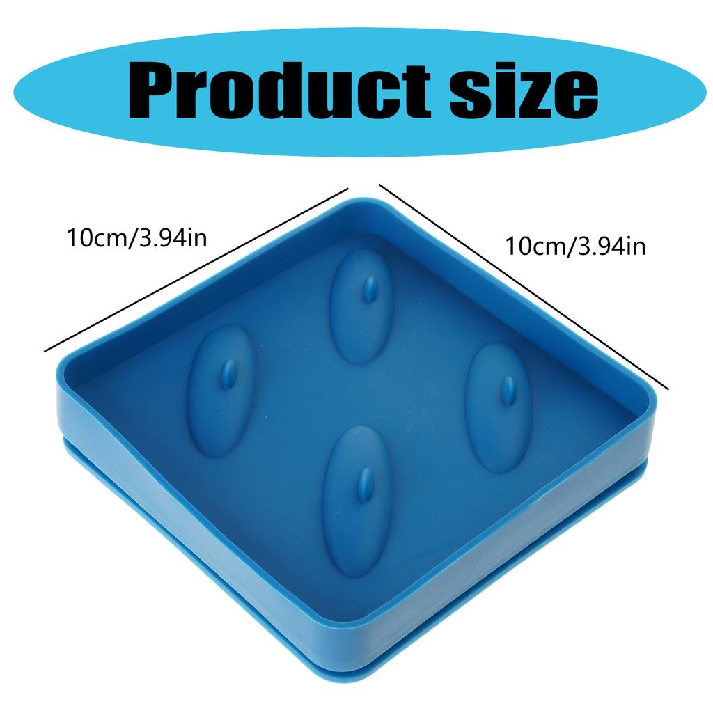 Lätt att lossa isformen Unik hajfinsformad isbricka Flexibel silikonismaskin för cocktails kaffe Lätt att använda