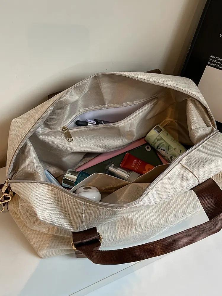 Women's Waterproof Gym Bag with Wet/Dry Separation, Large Capacity Sports Training Bag for Swimming and Short Trips