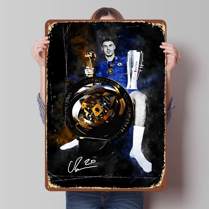 

Palmer With Trophies Metal Poster Customized Wall Art Retro Vintage Tinplate Signs for Man Cave House Decor Room Decoration Home 7.9x11.8In(20x30cm)