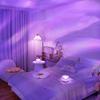 16 Colors Northern Lights Projector Rechargeable Water Ripple Night Light USB With Remote control Water Ripple Night Light