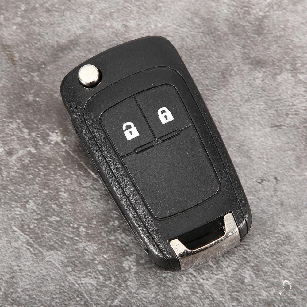 2 Buttons Foldable Remote Key Fob Case Cover Replacement Fits for Opel Vauxhall Astra
