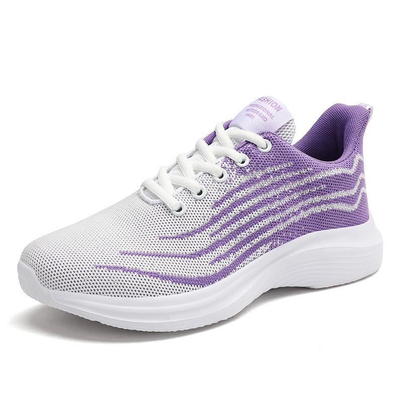 Women'S Shoes Spring And Autumn Ultra-Light Casual Shoes Non-Slip Running Shoes Soft-Soled Comfortable Sports Shoes Ins Trendy Single Shoes Women