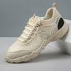 Shoes Men's Summer New Breathable Hollow Hole Shoes Outdoor Wading Shoes Large Size Men's Mesh Sneakers