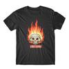 Burning Skull Lost Soul Pixel Art T-Shirt 100% Cotton Premium Tee NEW