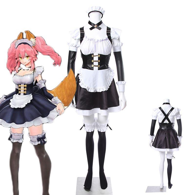 Breathable Fgo Tamamo No Mae Cosplay Costume Full Set For Ultimate Comfort
