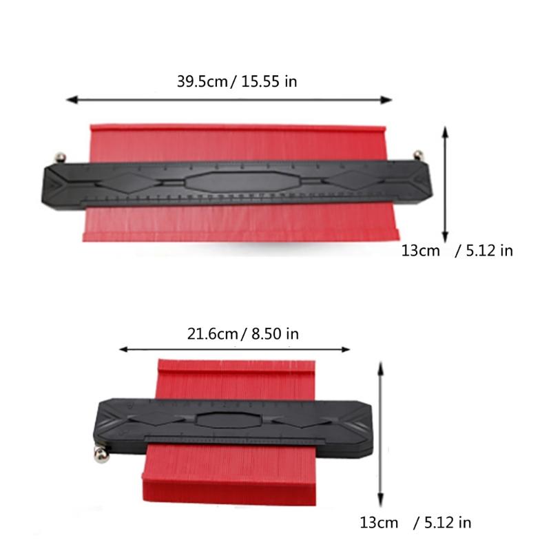 Handy Contouring Gauge with Metal Lock 5Inch or 12Inch for Duplicating Intricate Shape in Various Crafting Project