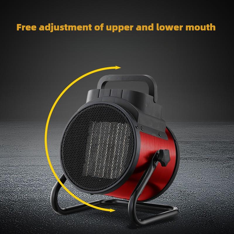 Small Portable Industrial Heater Household High Power Warm Air Blower Bathroom Quick Heating Desktop Hot Air Fan