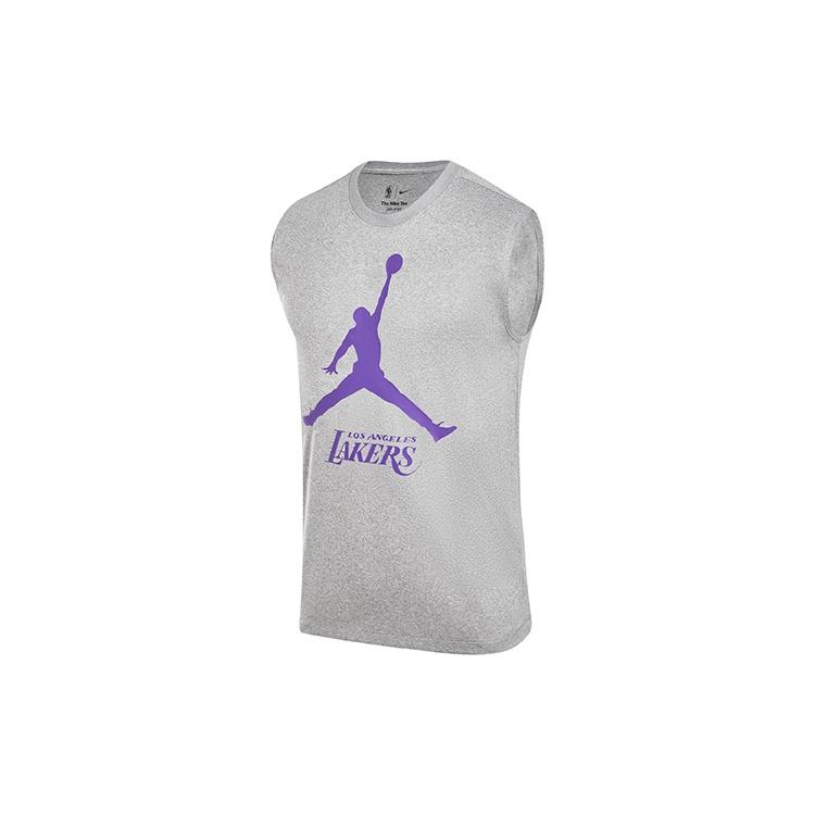 Air Jordan Nba Lakers Vest Grey Purple Men s FQ1979-063 M