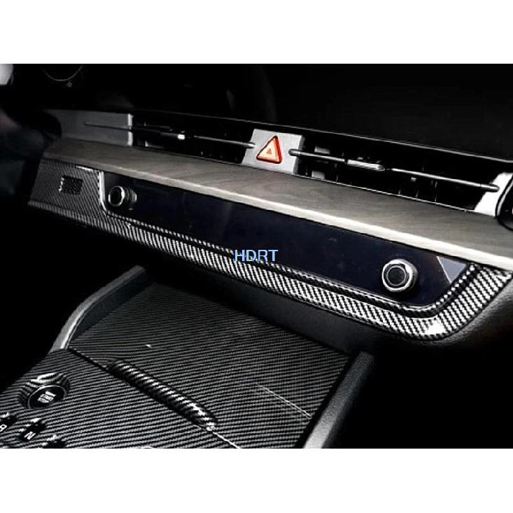 Car Carbon Fibre Interior Gear Shift Window Control Panel Water Cup Vent Outlet Steering Wheel Cover For Kia Sportage NQ5  +