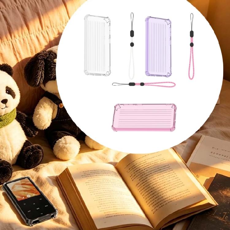 Wrist Strap MP3 Player Case Compatible for M 3 MP3 Player, TPU Cover for Commuting and Travel Organization