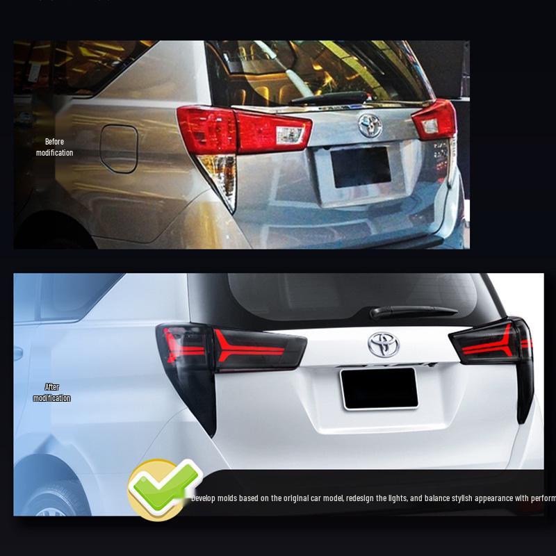 Flowing Turn Signal Taillight for 2016-Present Toyota INNOVA Models