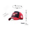 Vintage Embroidery Hip-Hop Alphabet Lettering Baseball Cap New Unisex Sunshade Color Breathable Trendy Fashionable Washed Cotton Sun Hat Streetwear