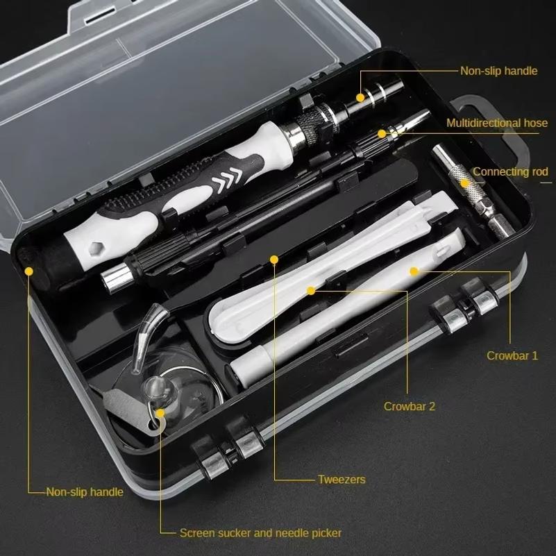 115 in 1 Multifunctional Precision Magnetic Screwdriver Set Computer PC Mobile Phone Equipment Repair Screwdrive Kit Hand Tools