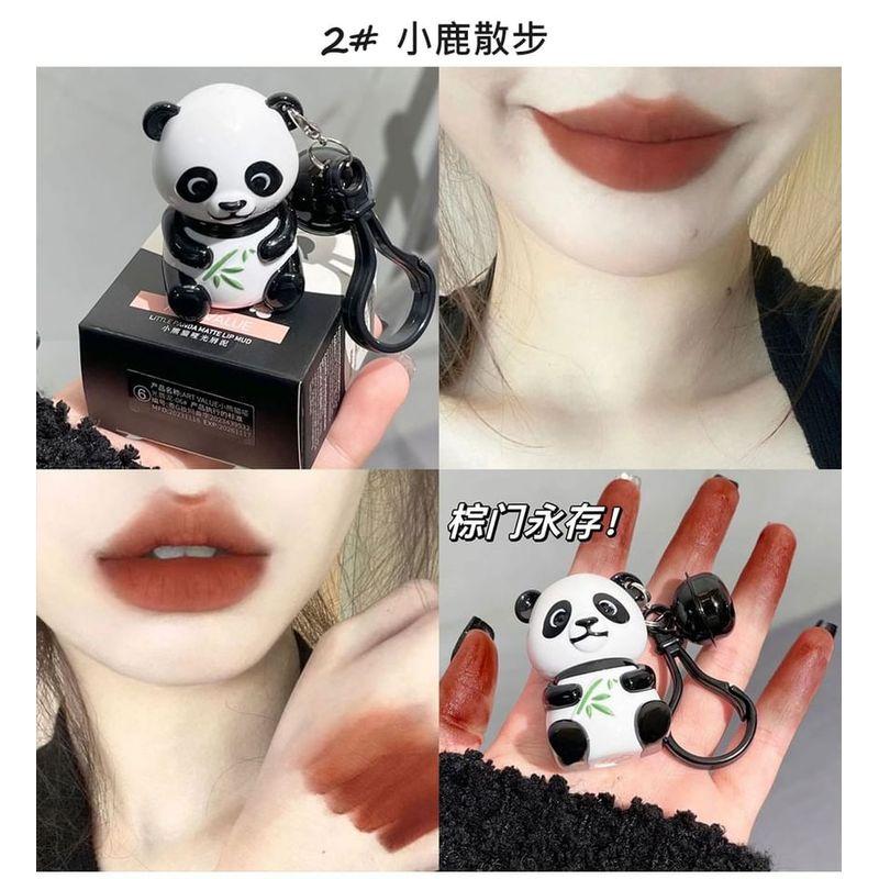 Art Value - Panda Bell Keychain Matte Lip Mud - 6 Colors