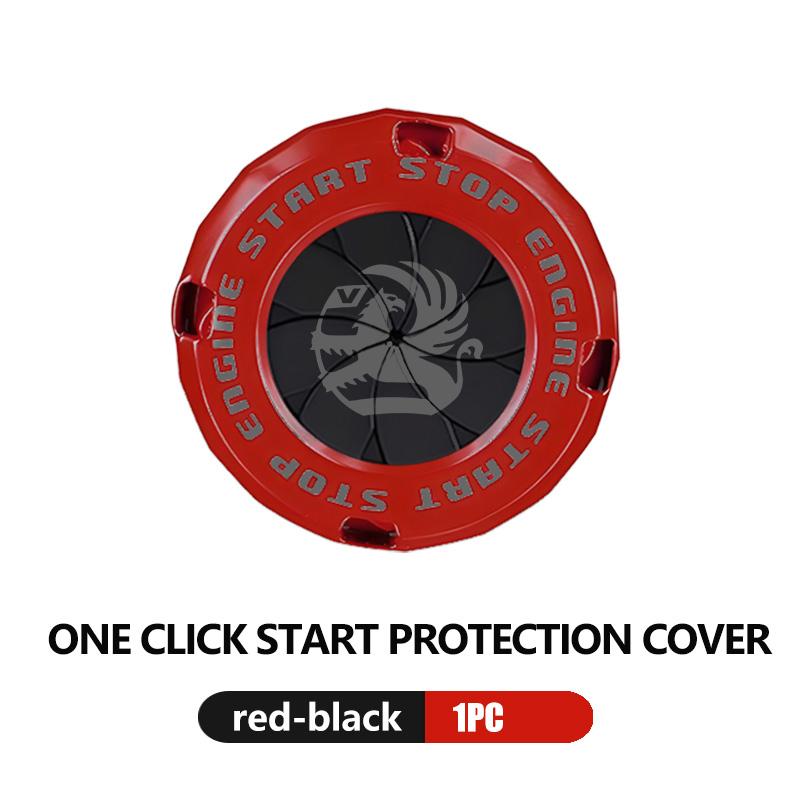 Interior One-touch Start Button Cover Car Ignition Starter Protective Cover For Vauxhall VXR8 Vivaro Corsa Insignia Tigra Zafira