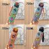 Cartoon Pattern Plastic Water Bottle With Leakproof Seal For Kids And Travel