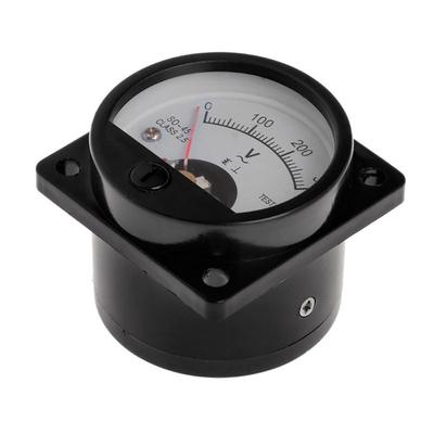 Black 0-300V Current Voltmeter Panel Meter AC Voltage Round Analog Dial Volt Tester Voltmeter Gauge Voltmeter Pointer Voltmeter