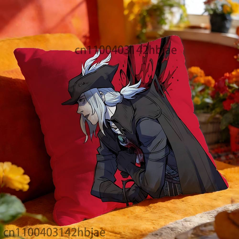 Lady Maria B-BloodborneS Pillowcases Bedroom Living Room Sofa Home Decor Polyester Cushion Cover with Zipper