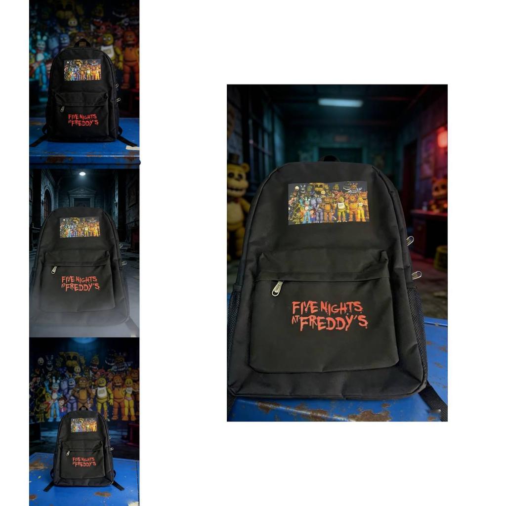 Five Nights At Freddys Book Bag Pencil Case Set With Oxford Cloth For Students