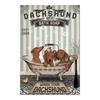Funny Dogs Tin Signs Bulldog Husky Chihuahua Dachshund Retro Metal Posters Wall Decor Puppy Bath Time Vintage Iron Paintings