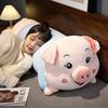 Large Soft Lying Pig Throw Pillow Plush Toy Doll Pig Doll Girl Bed Sleeping Soothing Rag Doll