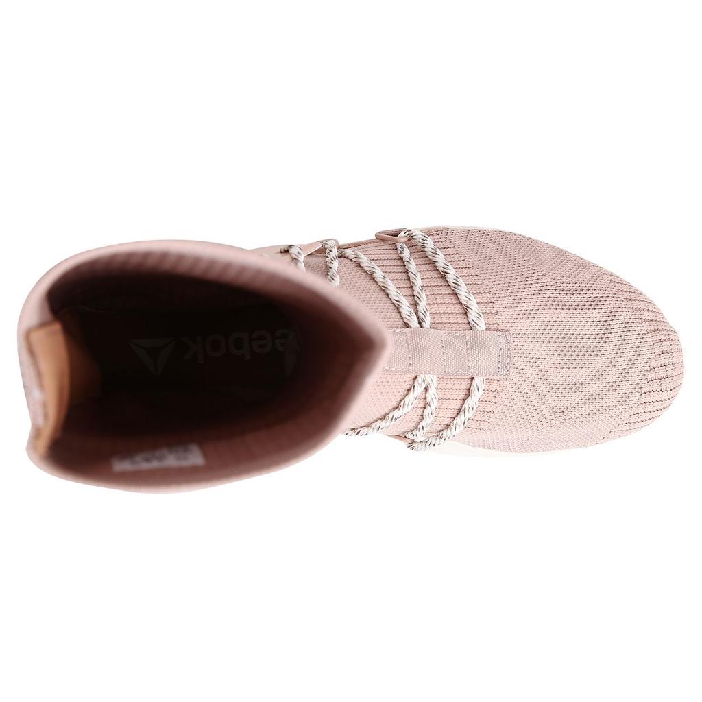 Reebok Runner Caged Trendy Versatile Fabric Synthetic Leather High-Top Running Shoes Unisex Sneaker Pink CN2485