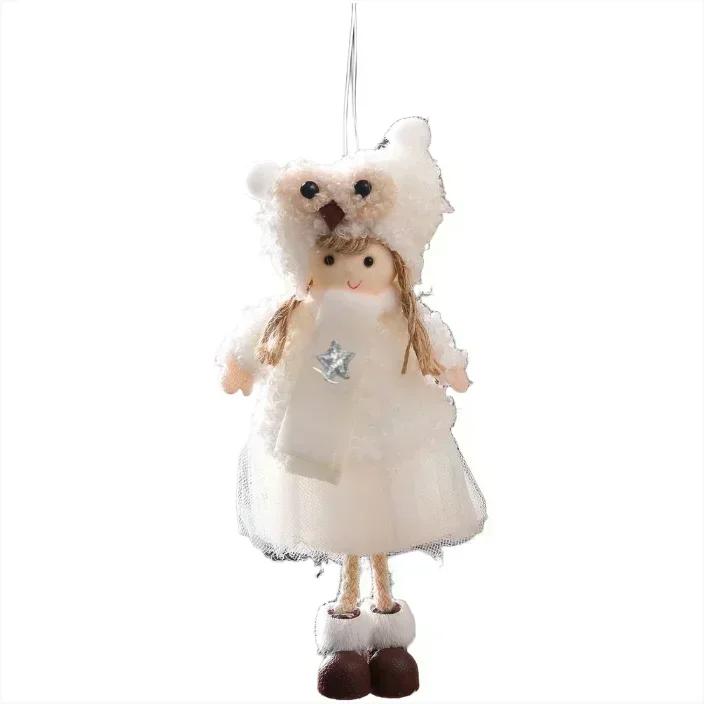 Hanging Charm Angel Ornament Adorable Design Festive Decoration Intricate Details Joyful Atmosphere Adorable Angel Ornament
