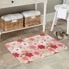Floral Non-slip Doormat Floor Mat Cushion Carpet Rug for Kitchen Entrance Home Balcony Footpad Mats