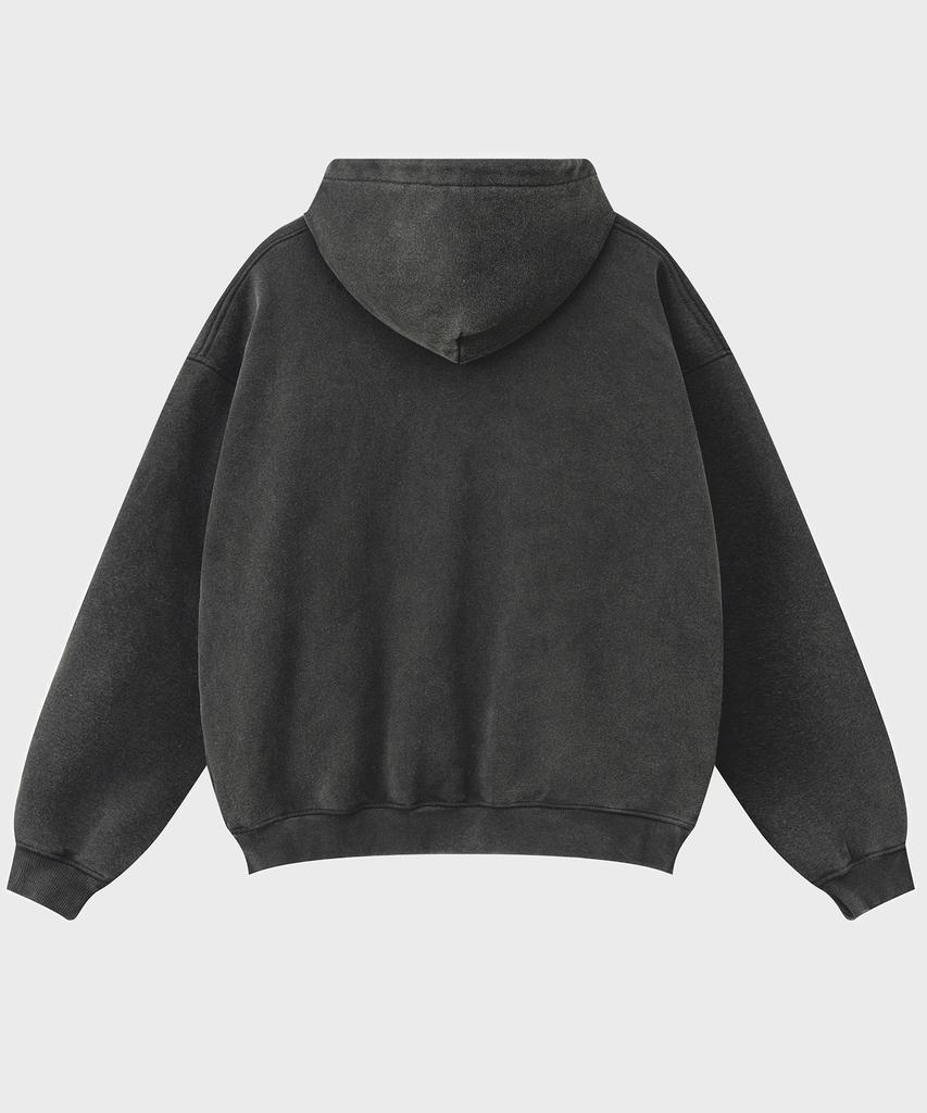 Sp Heritage Pigment Oversized Hoodie Black