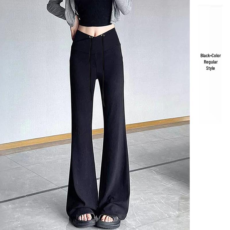 2026 New Spring/Autumn Maternity Micro Flare Pants - Non-Constricting, Plus Size XL