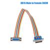 High Efficiency DB9 DB15 DB25 D-SUB Serial Port Cable Male Female for Secure Connections