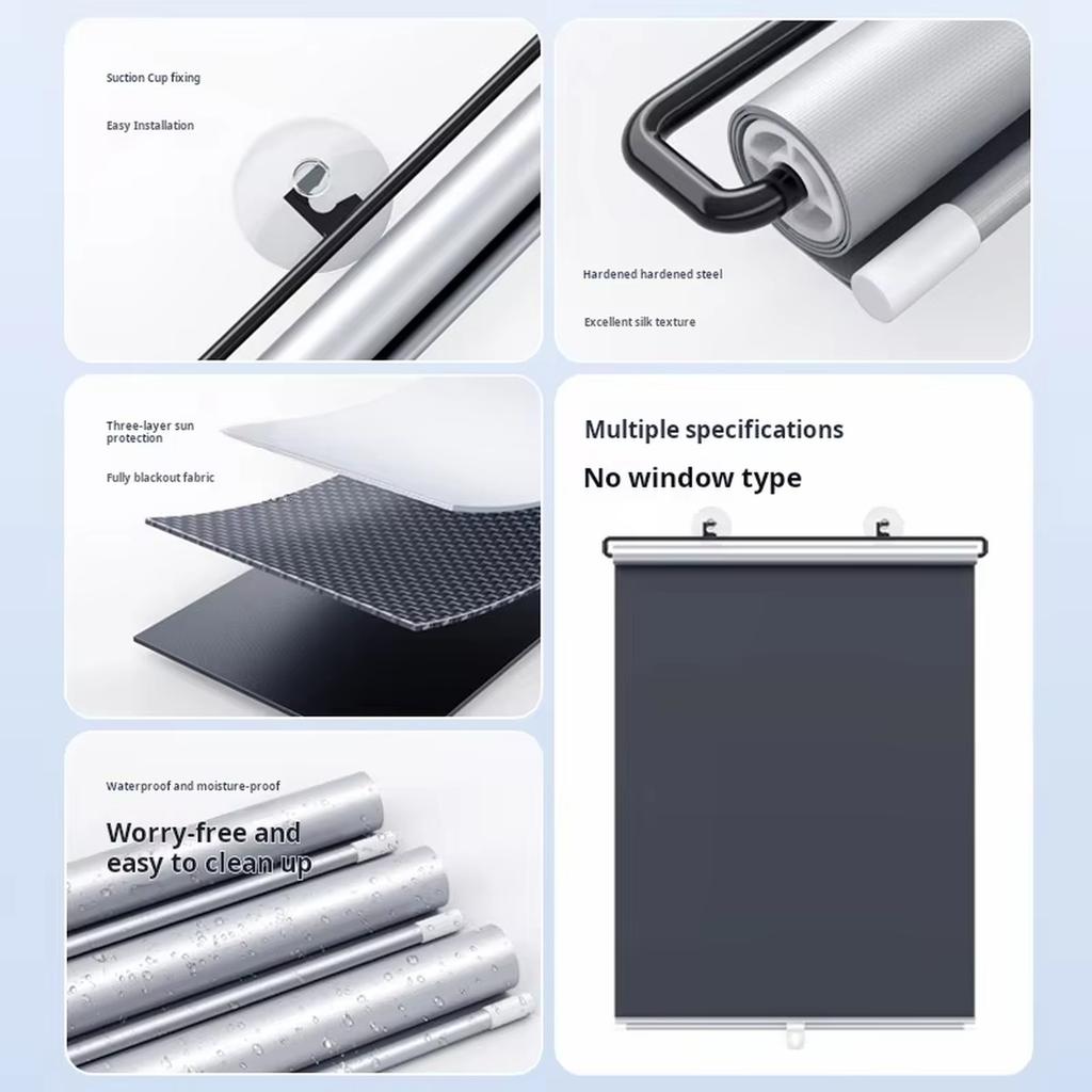 Automatisch einziehbarer Windschutz-Sonnenschutz | Bequemer | UV | Sonnenschutz | Kompatibel mit Auto SUV MPV