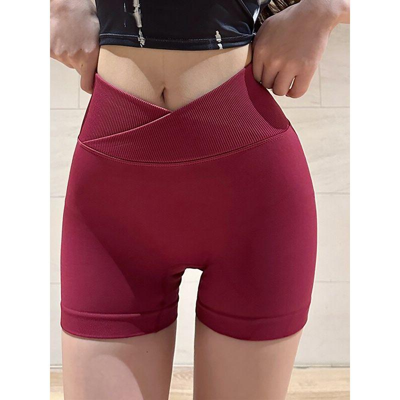 High Waist Hip Lifting and Belly Contracting Three Points Outwear Yoga Shorts