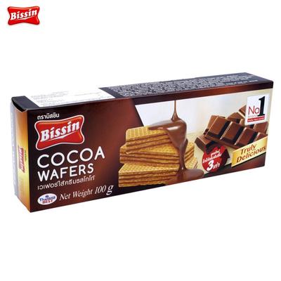 Bissin Kakao vafeles 100 gx 1 gab / 3 gab / 6 gab / 12 gb - taju uzkodas