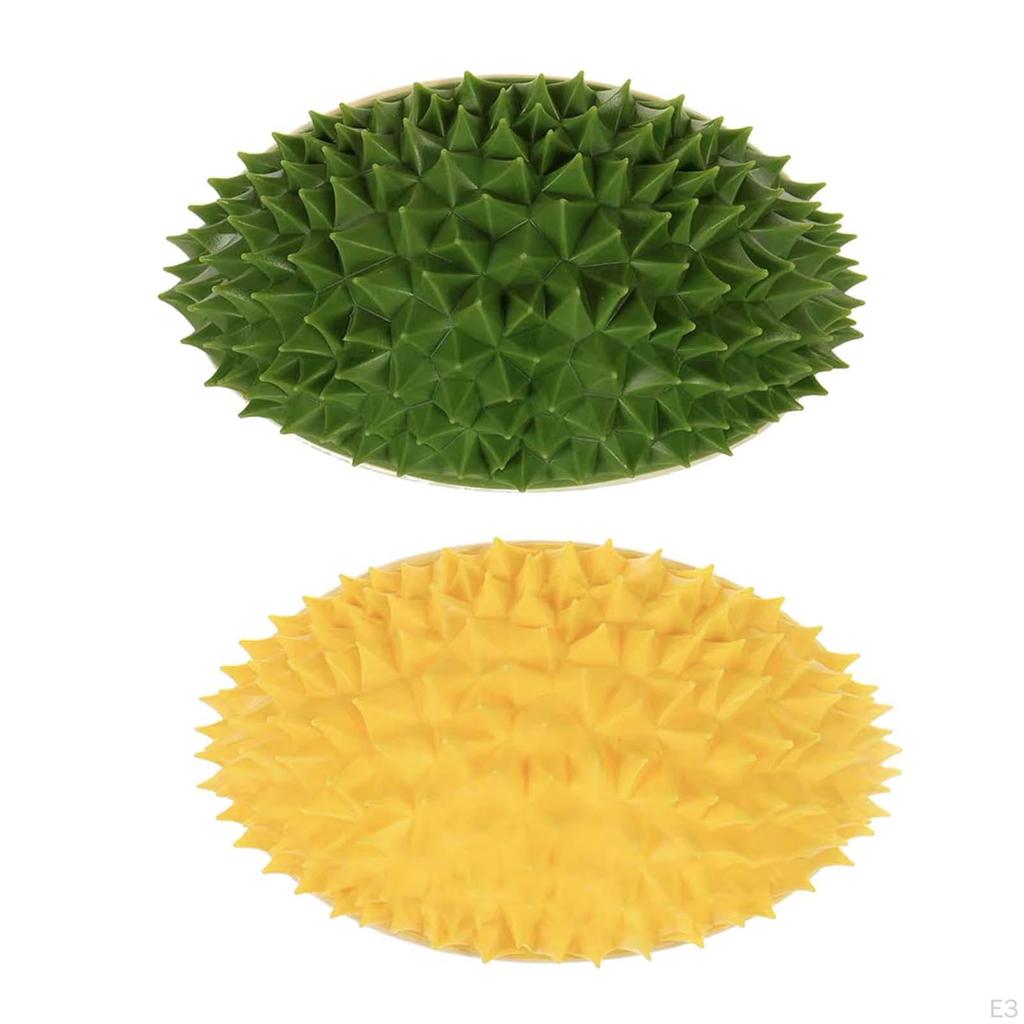 Cat Grooming Brush Durian Shape Wall Corner Comfortable Molar Toys Gently Removes Loose Hair