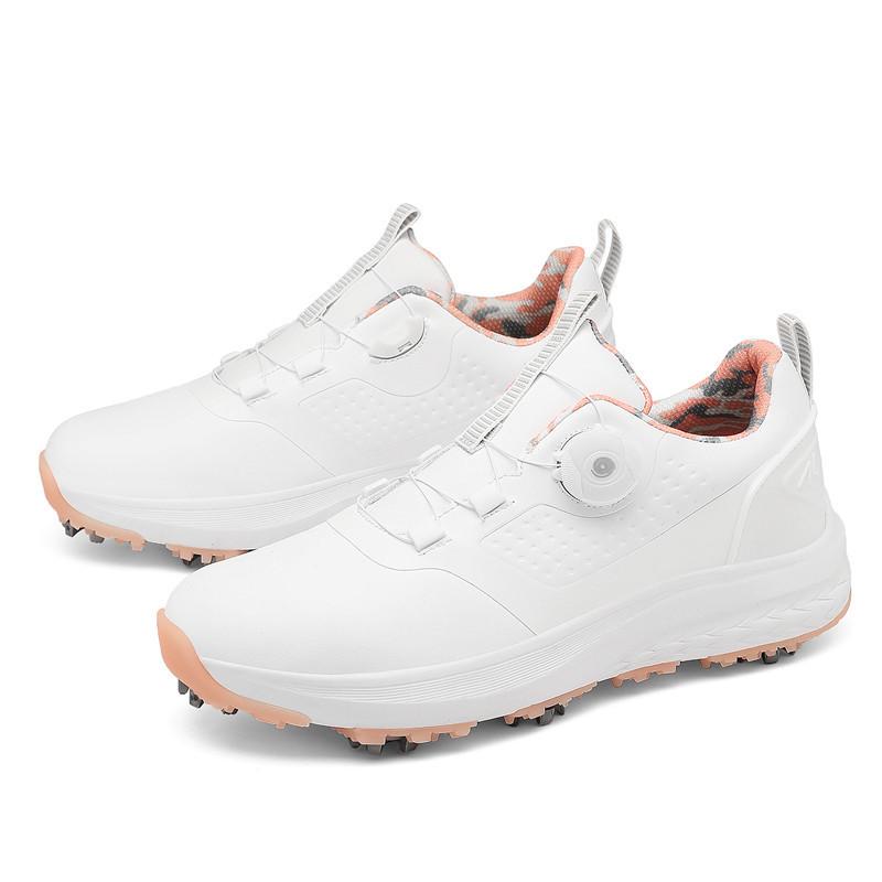 New Waterproof Spiked Golf Shoes - Men's & Women's Comfortable, Breathable Sports Footwear