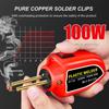 2in1 Plastic Welder+Soldering Iron Kit 100W Portable Auto Bumper Plastic Crack Repair Tool Weld Set With1000Pcs Welding Nail