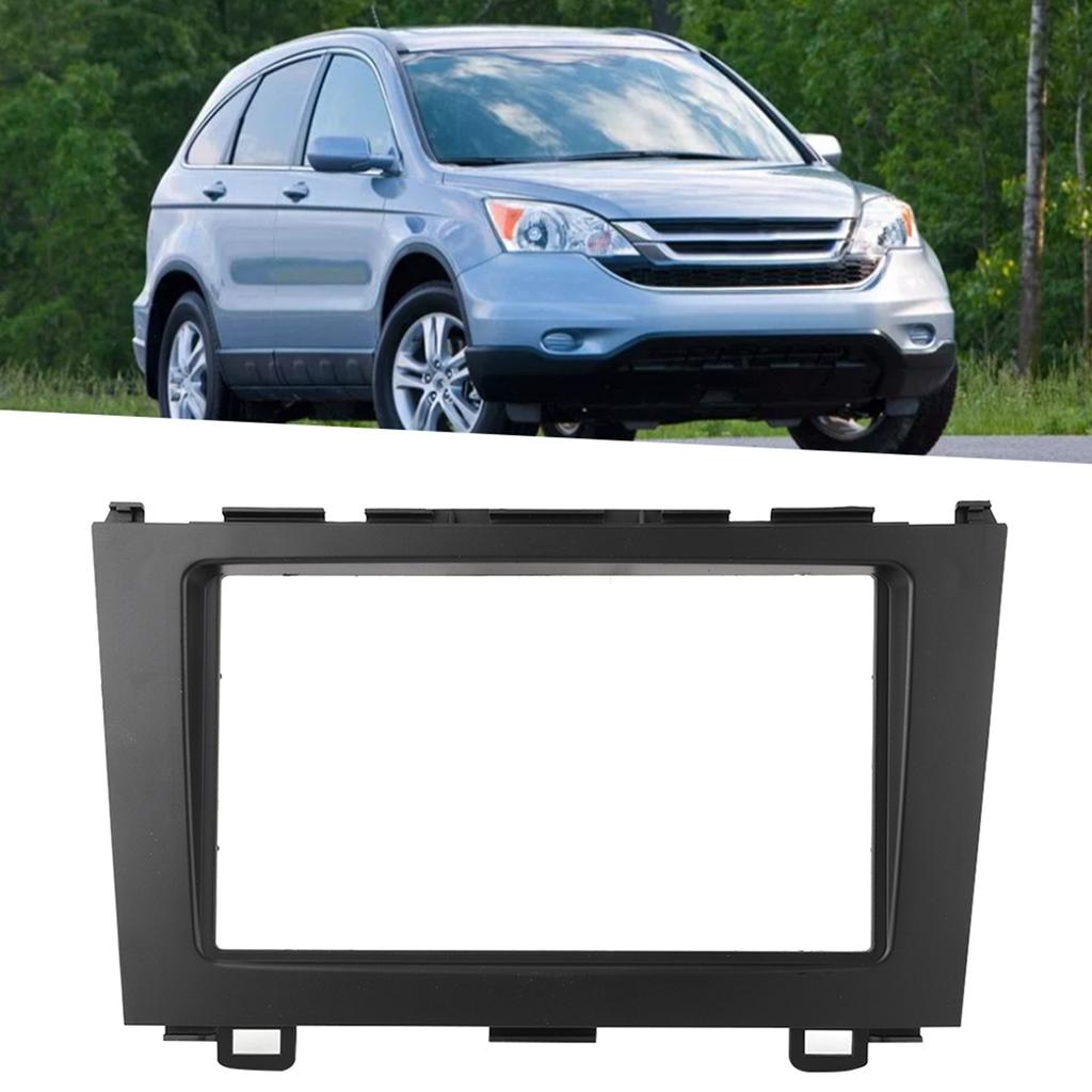 2-DIN Auto-DVD-Stereo-Radio-Navigations-Blende Armaturenbrett-Rahmen Zierleisten-Kit Passend für Honda CRV CR-V 2007 2008 2009 2010