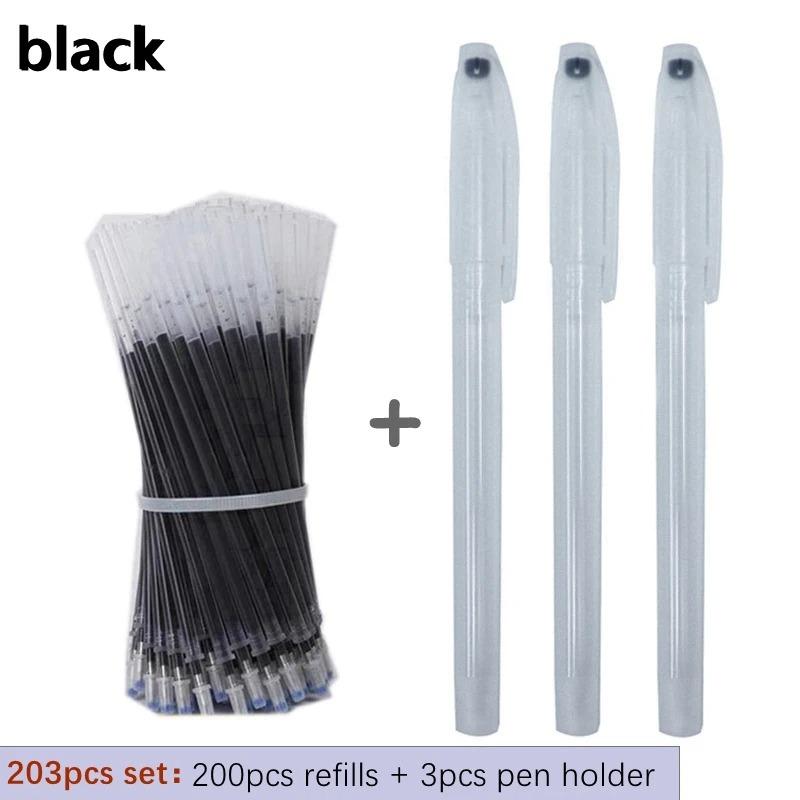 100/300pcs Heat Erasable Pens High Temperature Disappearing Fabric Marker Pen for Patchwork Fabric PU Leather Sewing Tool Hopk