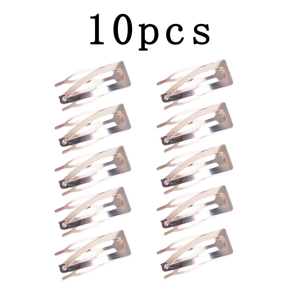 

10 шт. Черные металлические заколки для волос, Зажимы для волос, Инструмент для укладки женских волос, на каждый день, для вечеринок, отпуска, для фиксации выбивающихся прядей