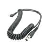 Upgrades 2 Pin To 5 Pin Coil Cord Cable Two Way Radio Cable Plastic Retractable Coil Cable for Various Radios Earphone