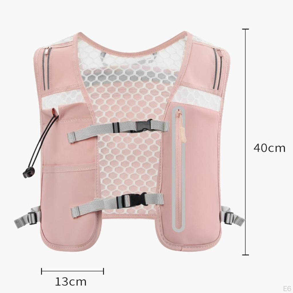 Väst Vandringsryggsäck Vattenflaskhållare Cykelväska för Jogging Tävling