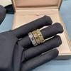 Four-leaf Clover Kaleidoscope Ring Women's Silver with Diamonds Flower Ring 18k Rose Gold Men and Women Couple Ring Tide