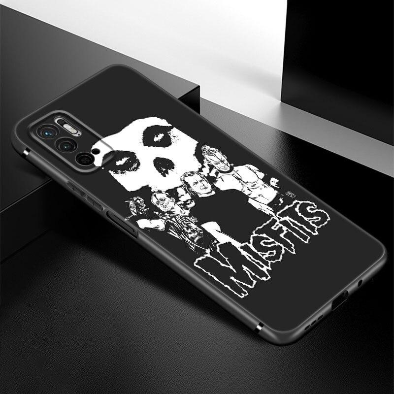 The Misfits Glenn Danzig Phone Case For Xiaomi Redmi Note 7 8 8T 9 9S 10 10S 10T 11 11S 4G 11E 11T Pro 5G Soft TPU Black Cover