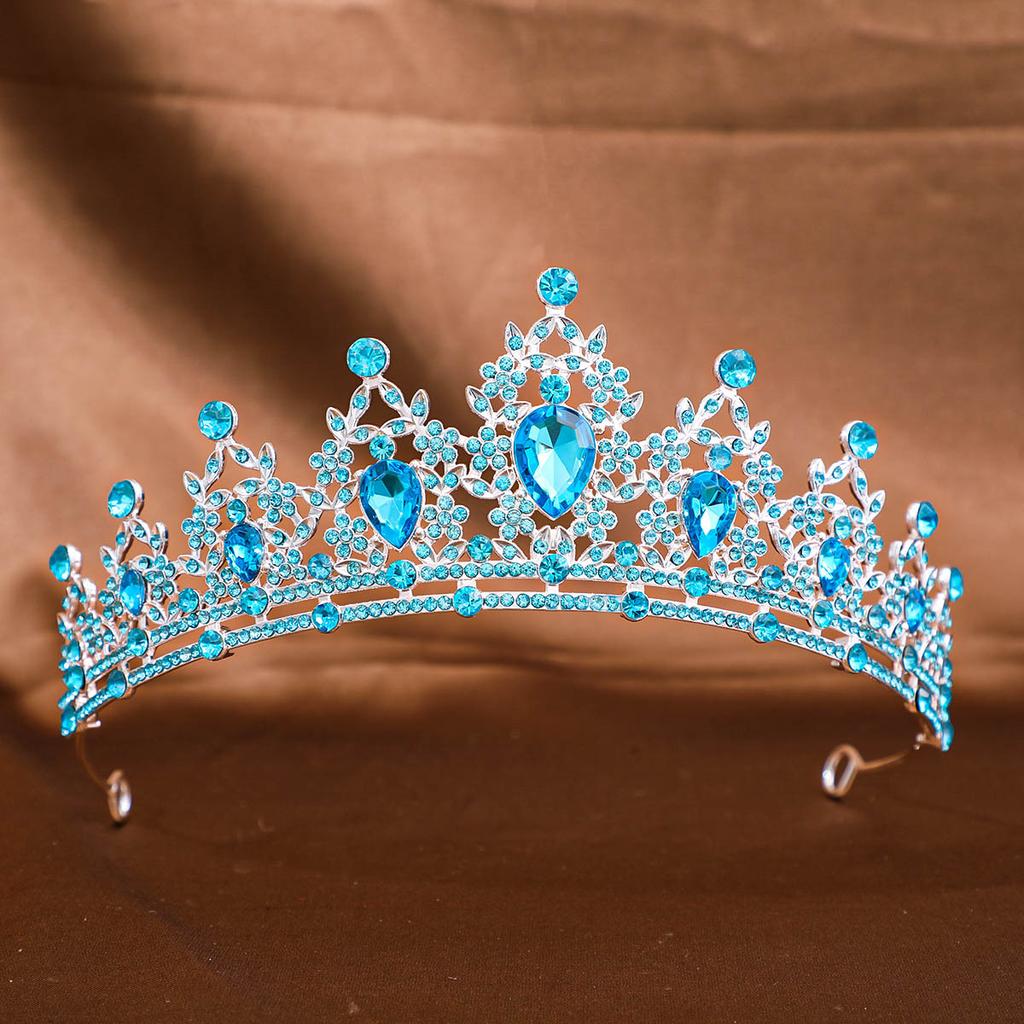 Brautkrone Tiara Hochzeit Geburtstag Erwachsene Kleideraccessoires Reisefoto Haarschmuck Braut-Tiara